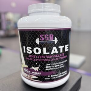 SGB Isolate Whey Protein – Vanilla