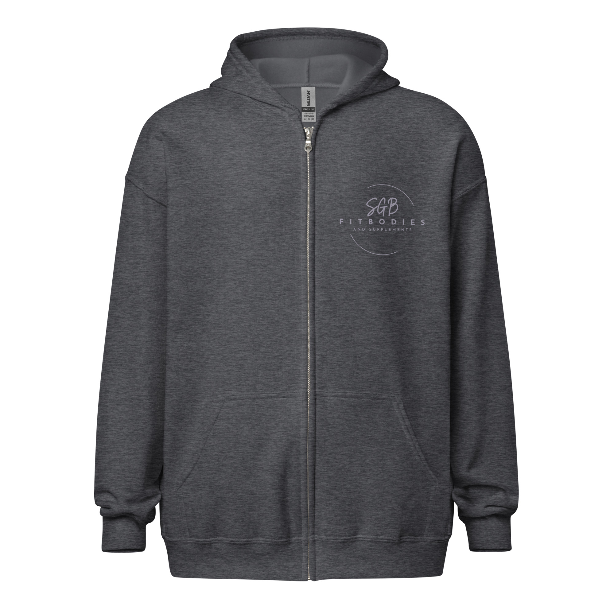 SGB Unisex Heavy Blend Zip Hoodie - Image 3
