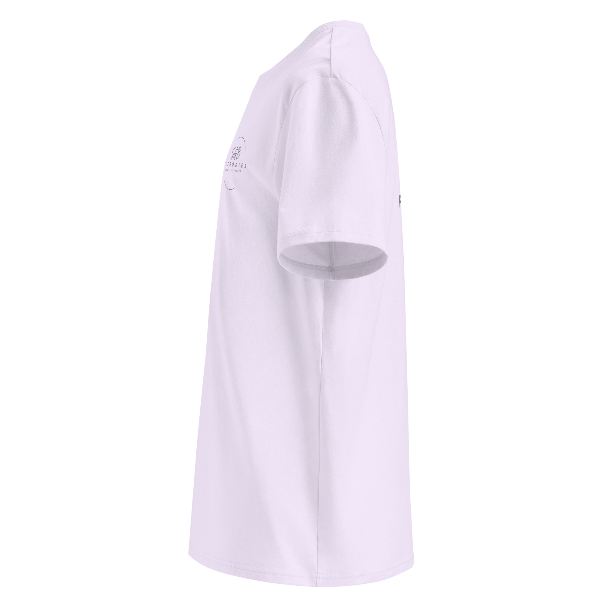 SGB Unisex Organic Ribbed Neck T-Shirt - Image 7
