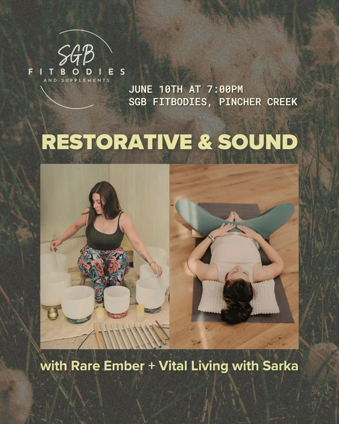 Restorative and Sound workshop poster